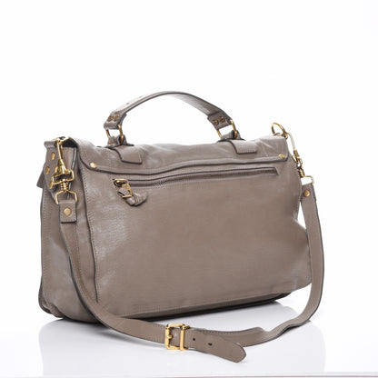 Proenza Schouler Lambskin Medium PS1 Satchel Smoke 4 of 11