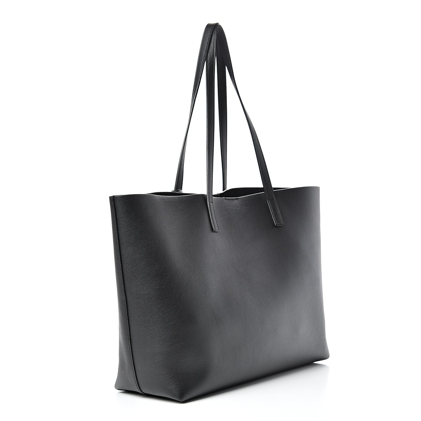 Calfskin Large Shopping Tote Black