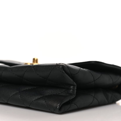Chanel Lambskin Quilted Small Chain Flap Black 8 of 9