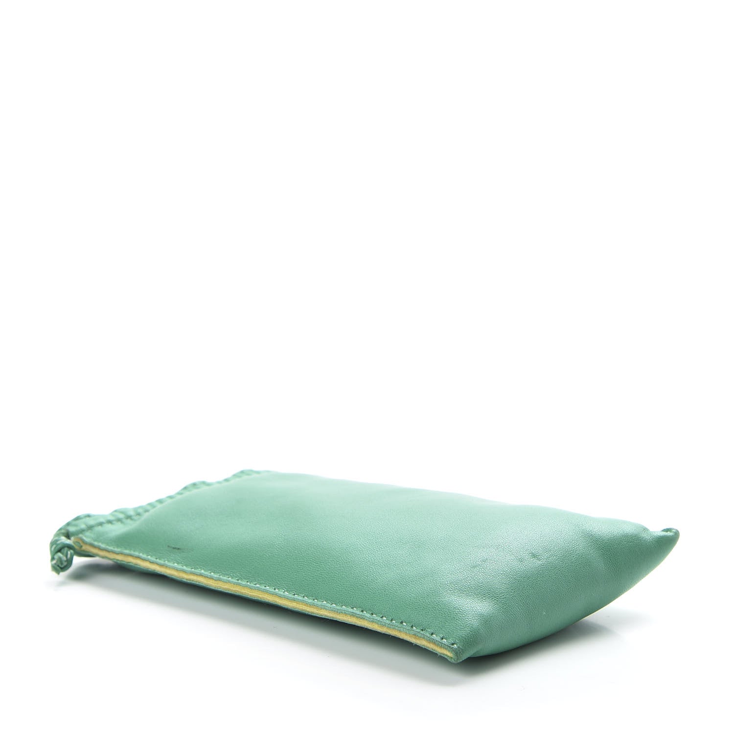 Hermes Lambskin Pilo Pouch Menthe Lime 4 of 6