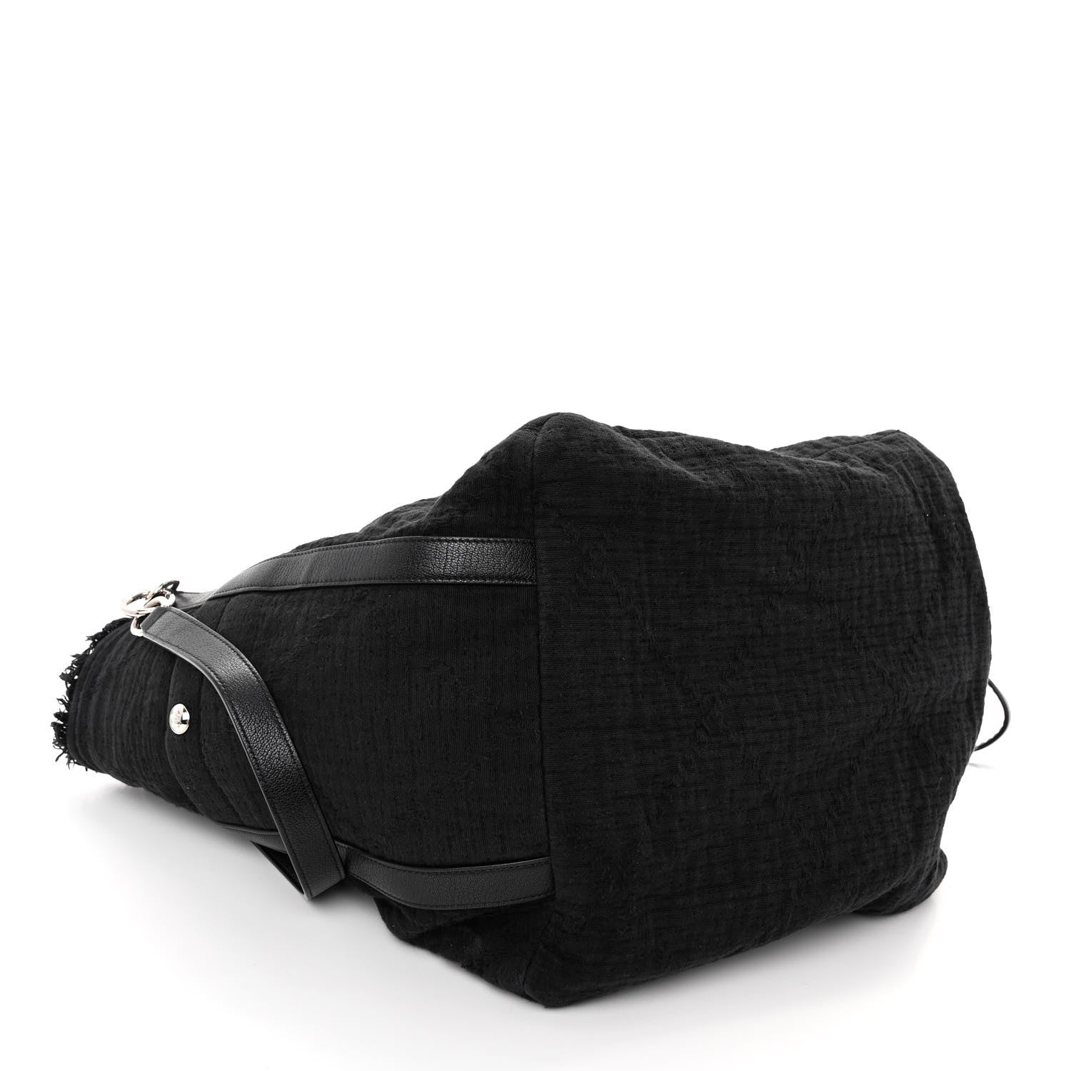Chanel Canvas Small Double Face Tote Black 4 of 10