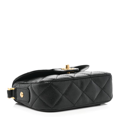 Chanel Caviar Quilted Mini Chain Flap Black 3 of 7