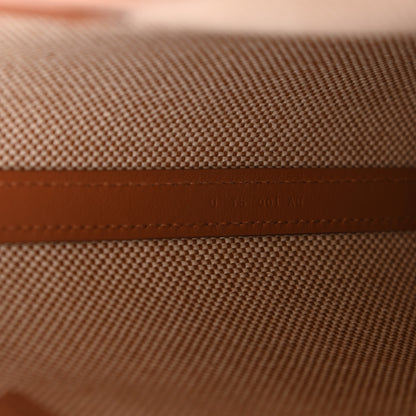 Hermes Swift Toile H Cabas H En Biais 27 Ecru Naturel Gold 7 of 10