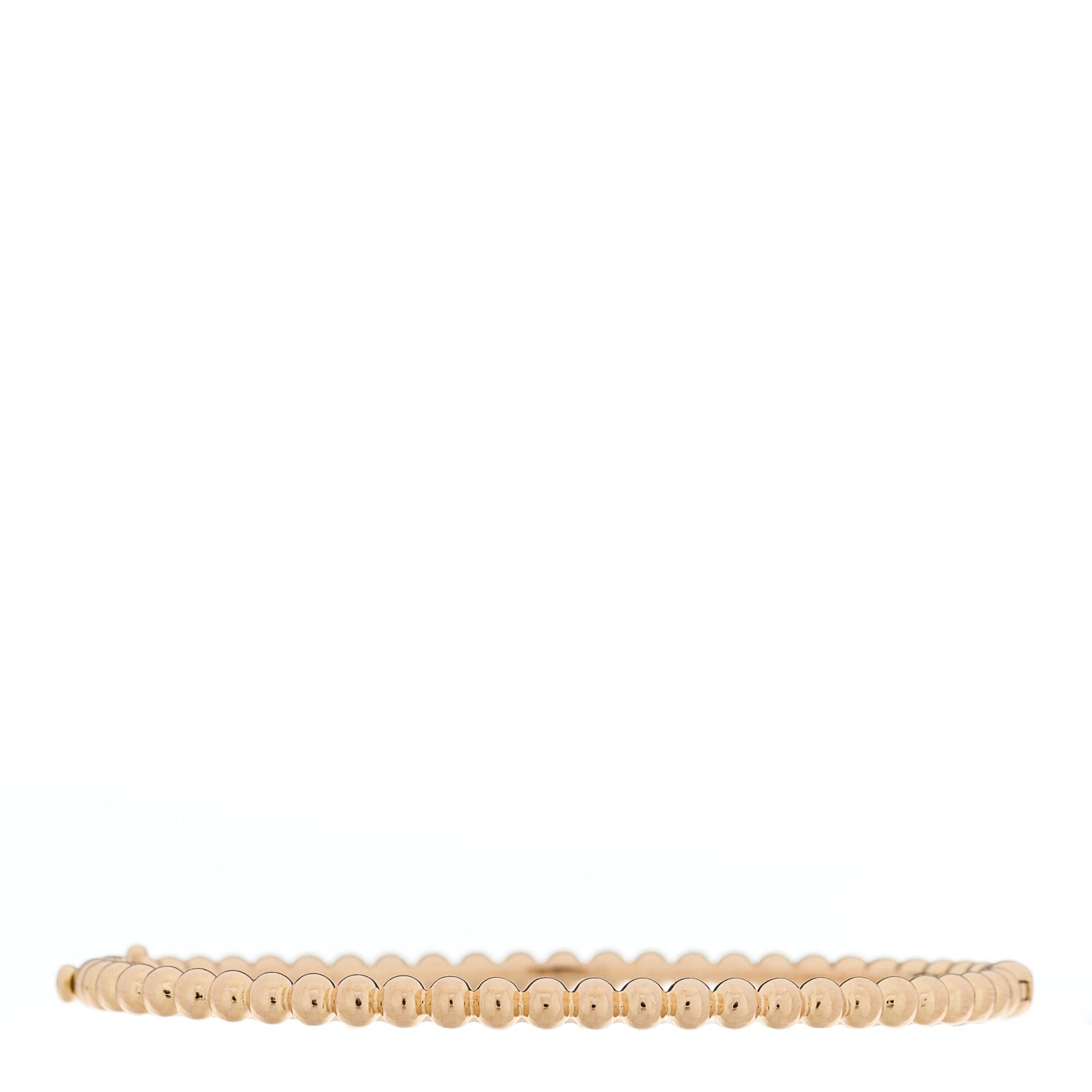 Van Cleef & Arpels 18K Rose Gold Perlee Pearls of Gold Bracelet M 1 of 3