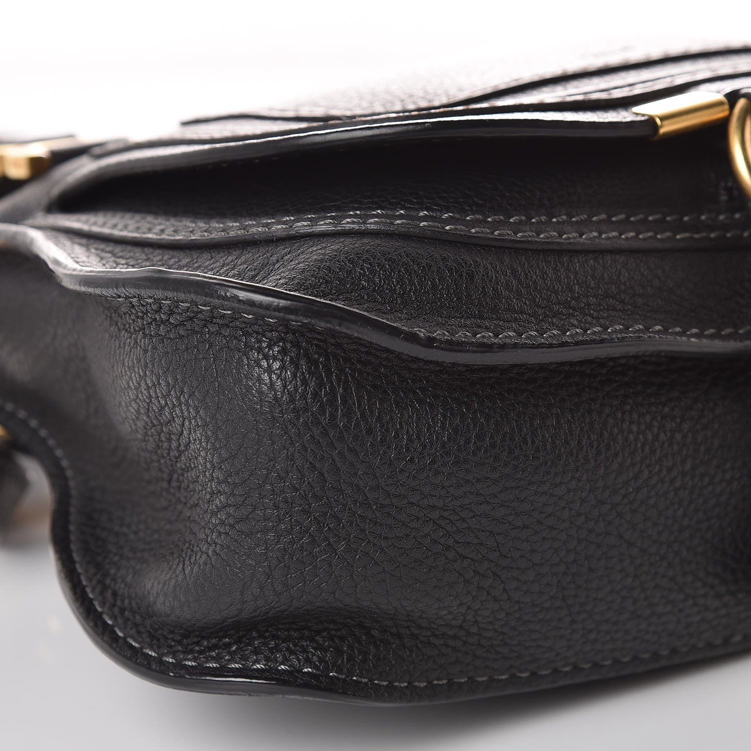 Chloe Calfskin Baby Marcie Satchel Black 9 of 10
