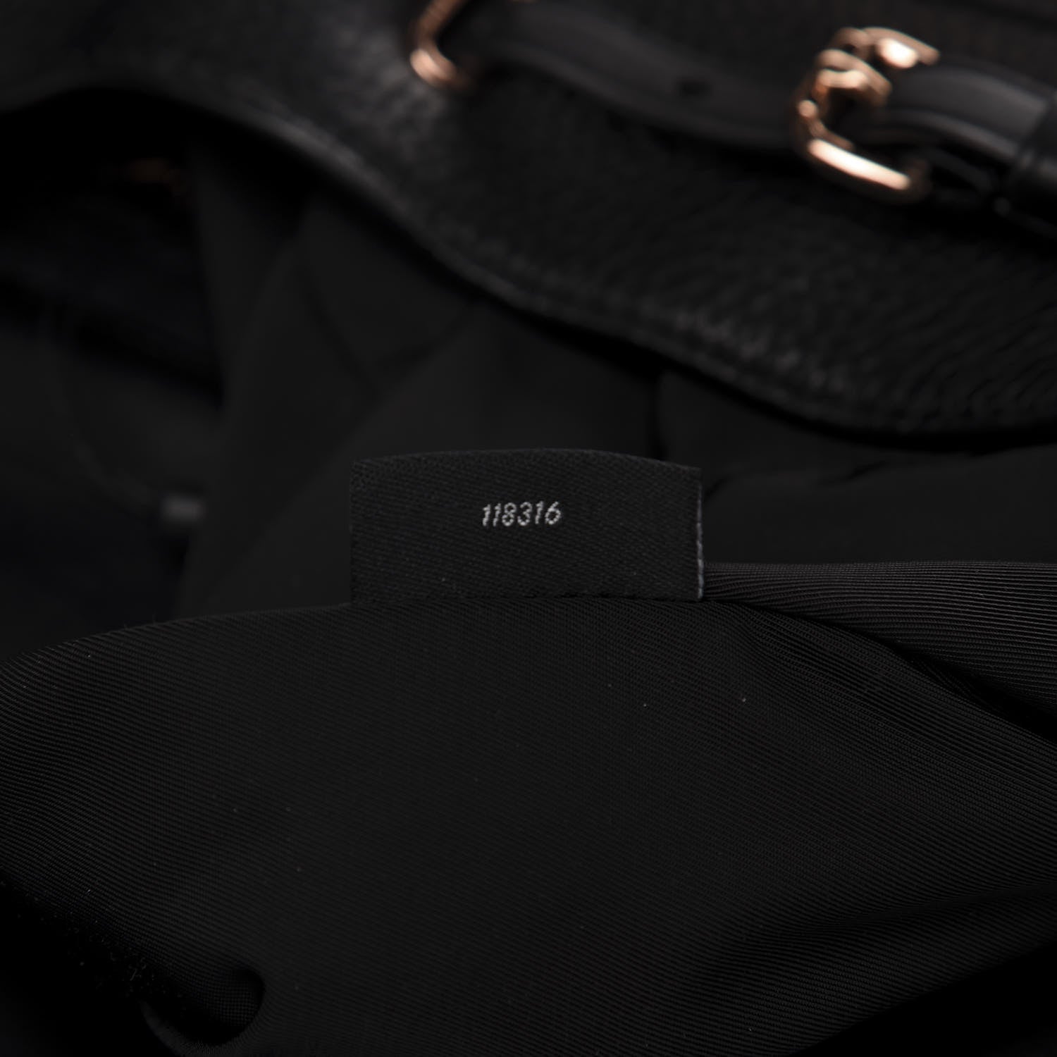 Alexander Wang Pebbled Calfskin Prisma Skeletal Backpack Black Rose Gold Hardware 9 of 10