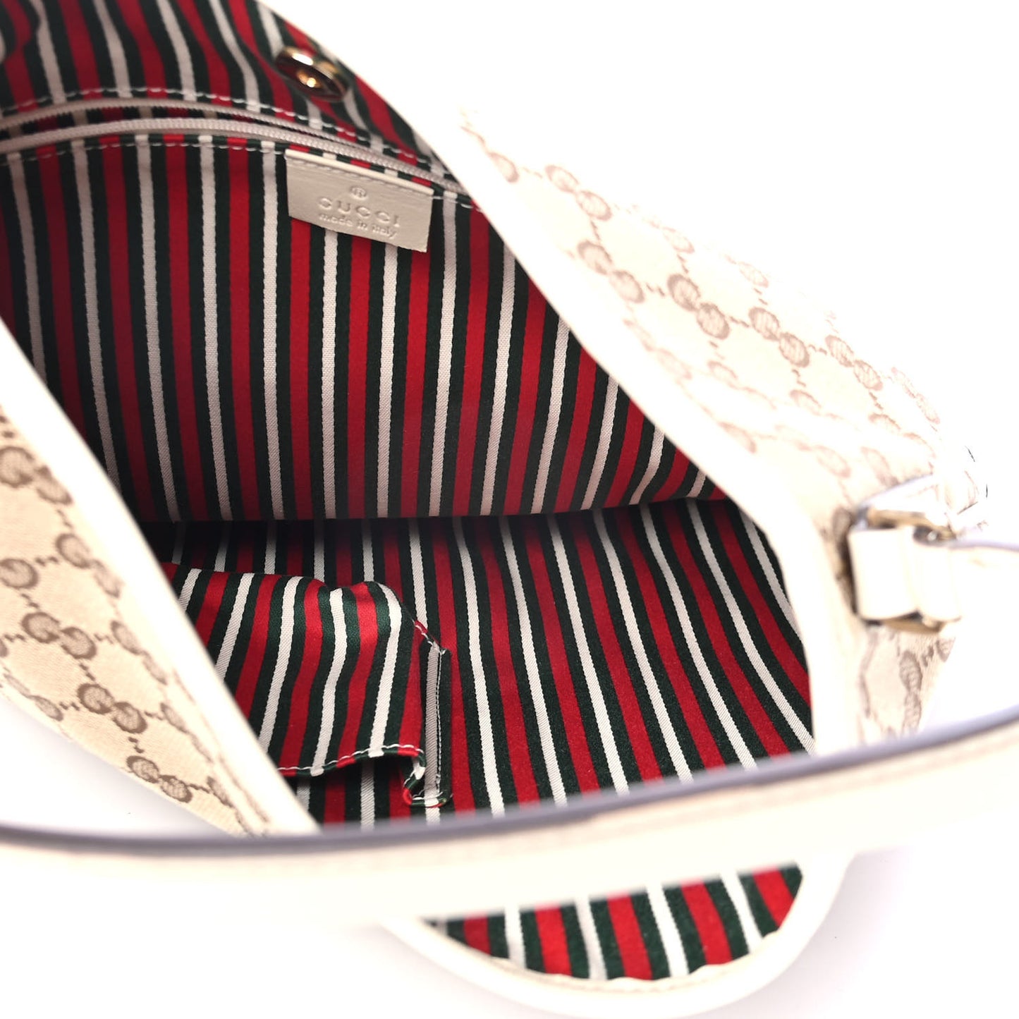 Monogram Medium New Britt Hobo Off White