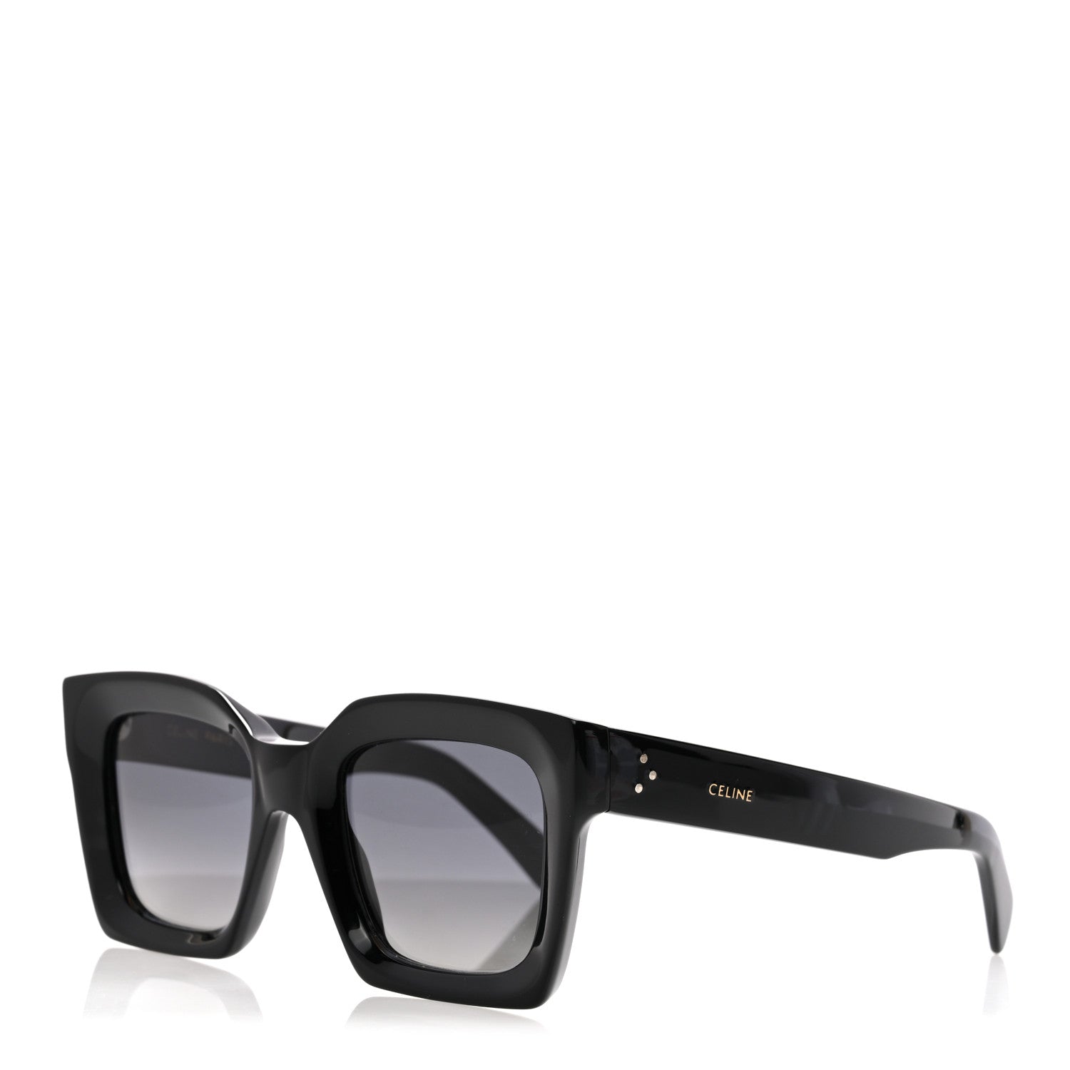 Celine Polarized CL 40130I Sunglasses Black 1 of 7