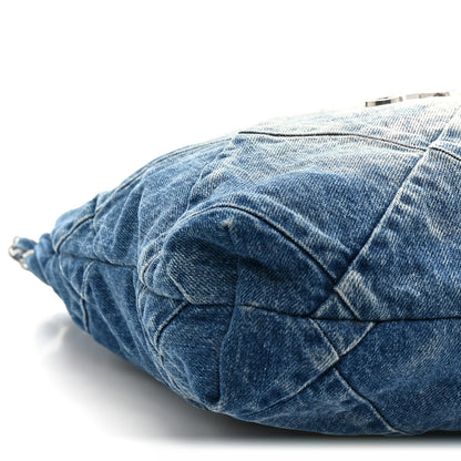 Chanel Denim Quilted Small Chanel 22 Blue 10 of 11
