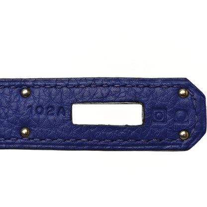 Hermes Togo Birkin 40 Bleu Electrique 8 of 10