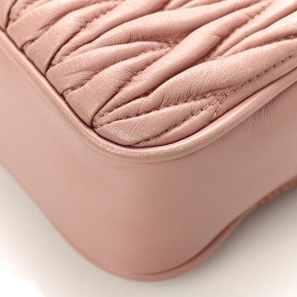 Miu Miu Nappa Matelasse Double Zip Chain Shoulder Bag Cammeo 8 of 8