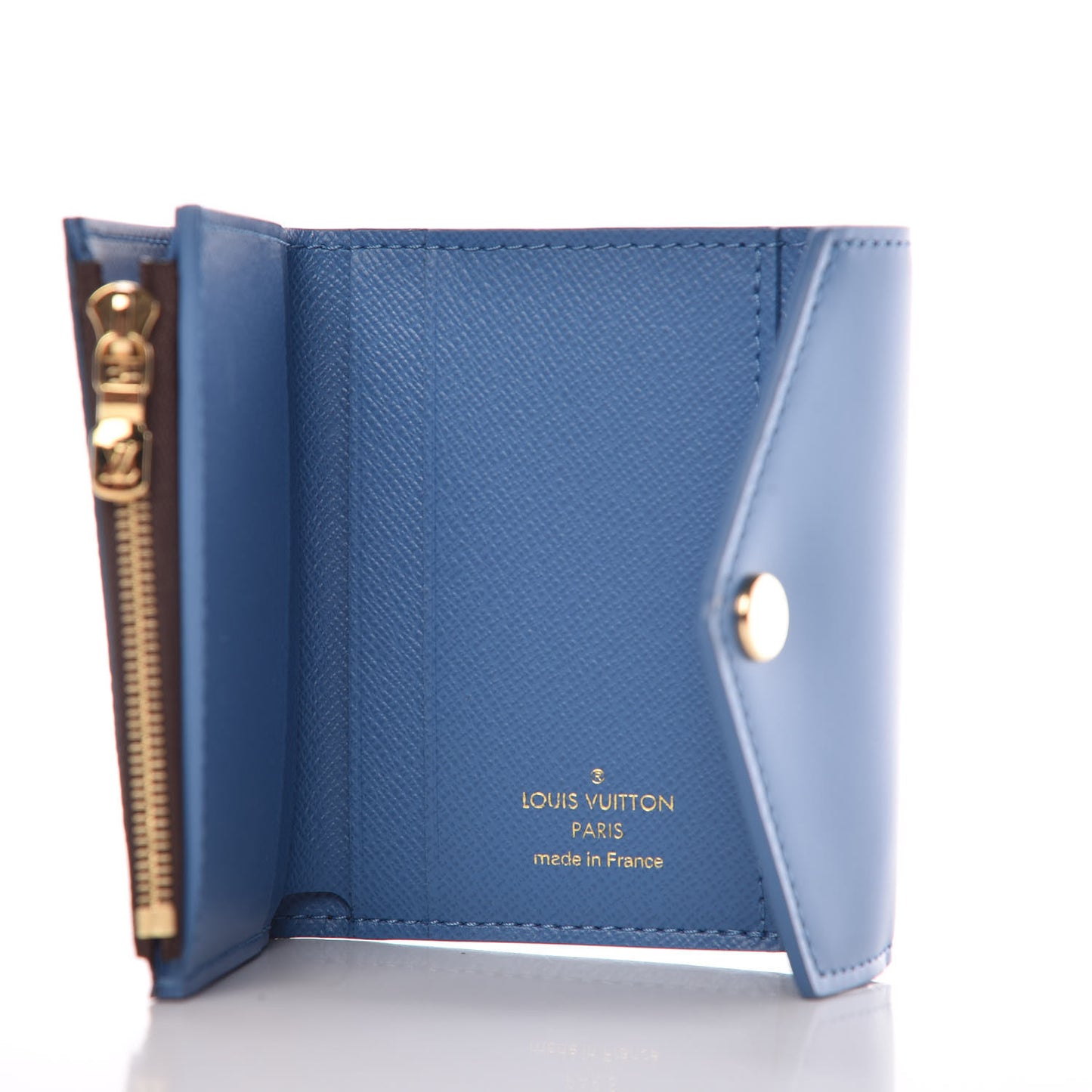 Monogram Zoe Wallet Blue Jean