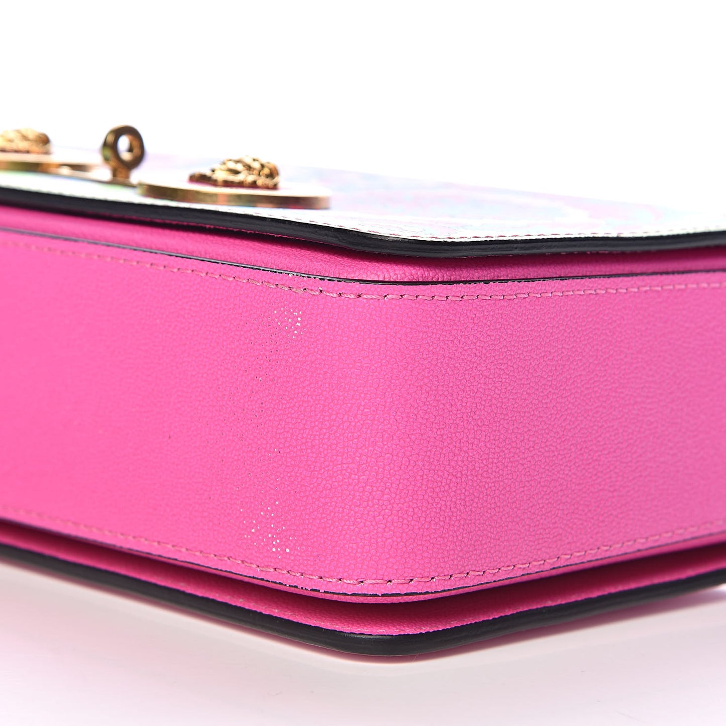 Calfskin Technicolor Baroque Print Medium Icon Chain Bag