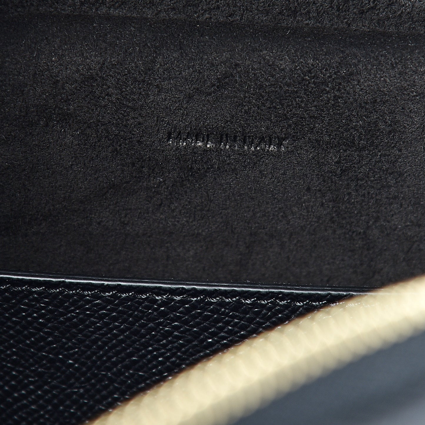 Grained Calfskin Micro Belt Bag Black