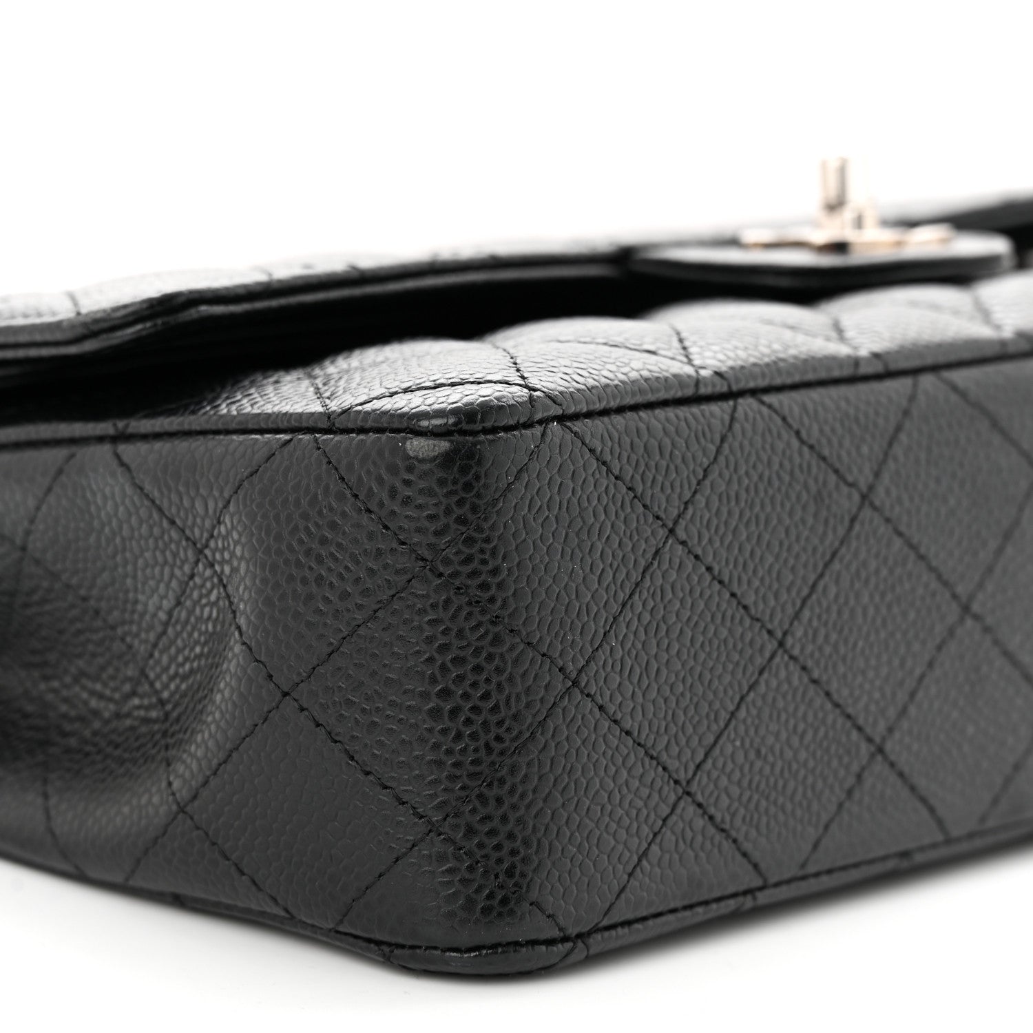 Chanel Caviar Quilted Medium Double Flap Black 9 of 12