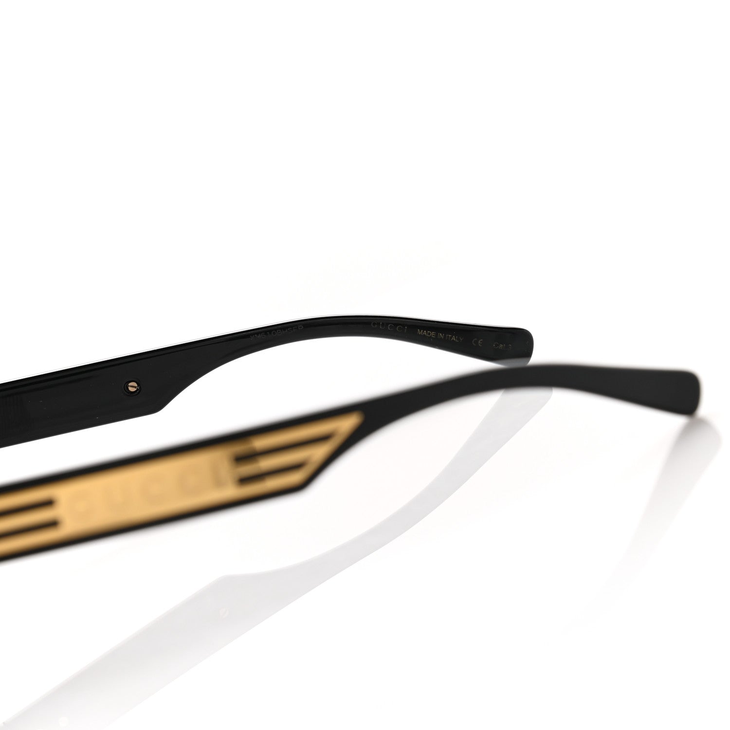 Gucci Acetate Shield GG0900S Sunglasses Black 5 of 8