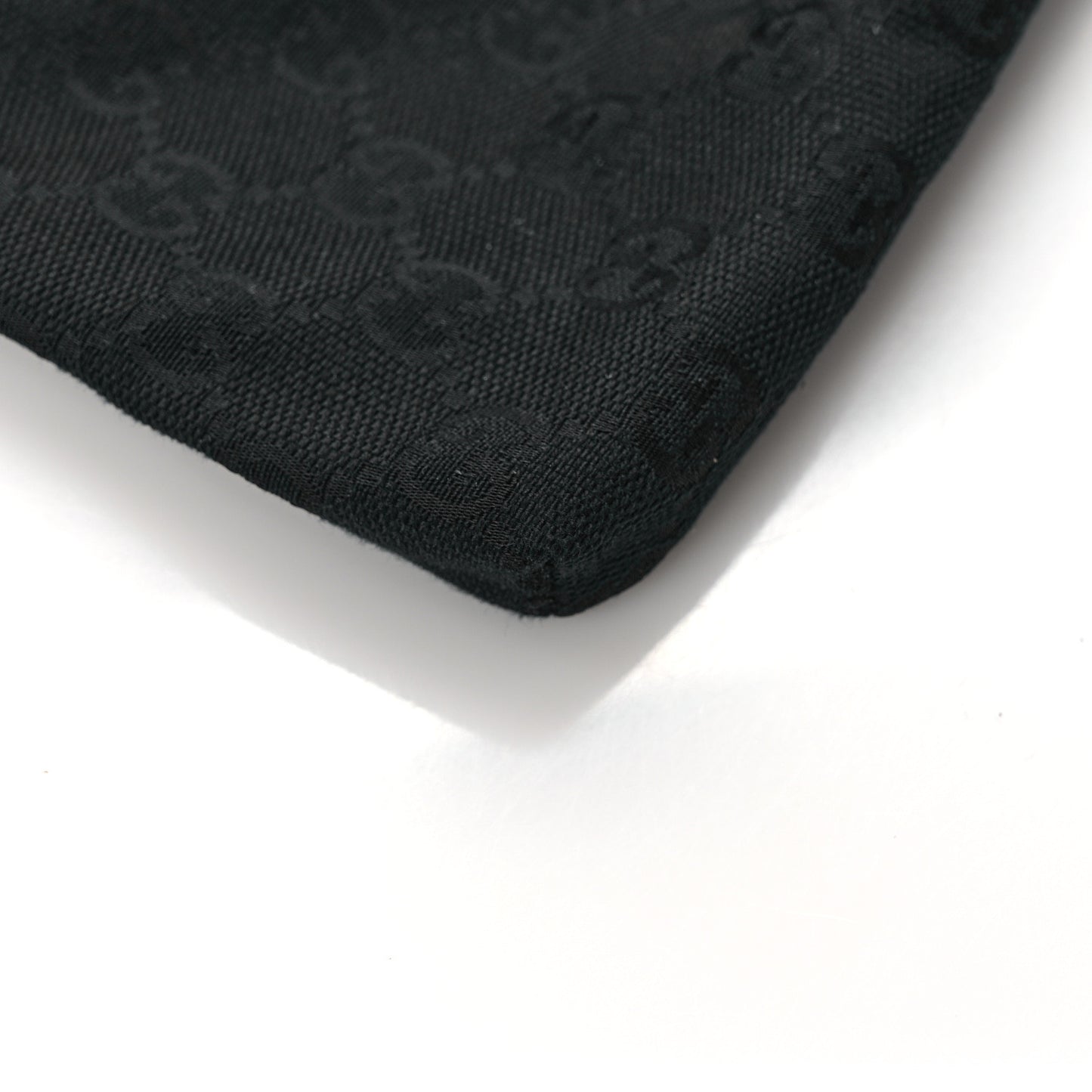 GG Monogram Double Pocket Belt Bag Black