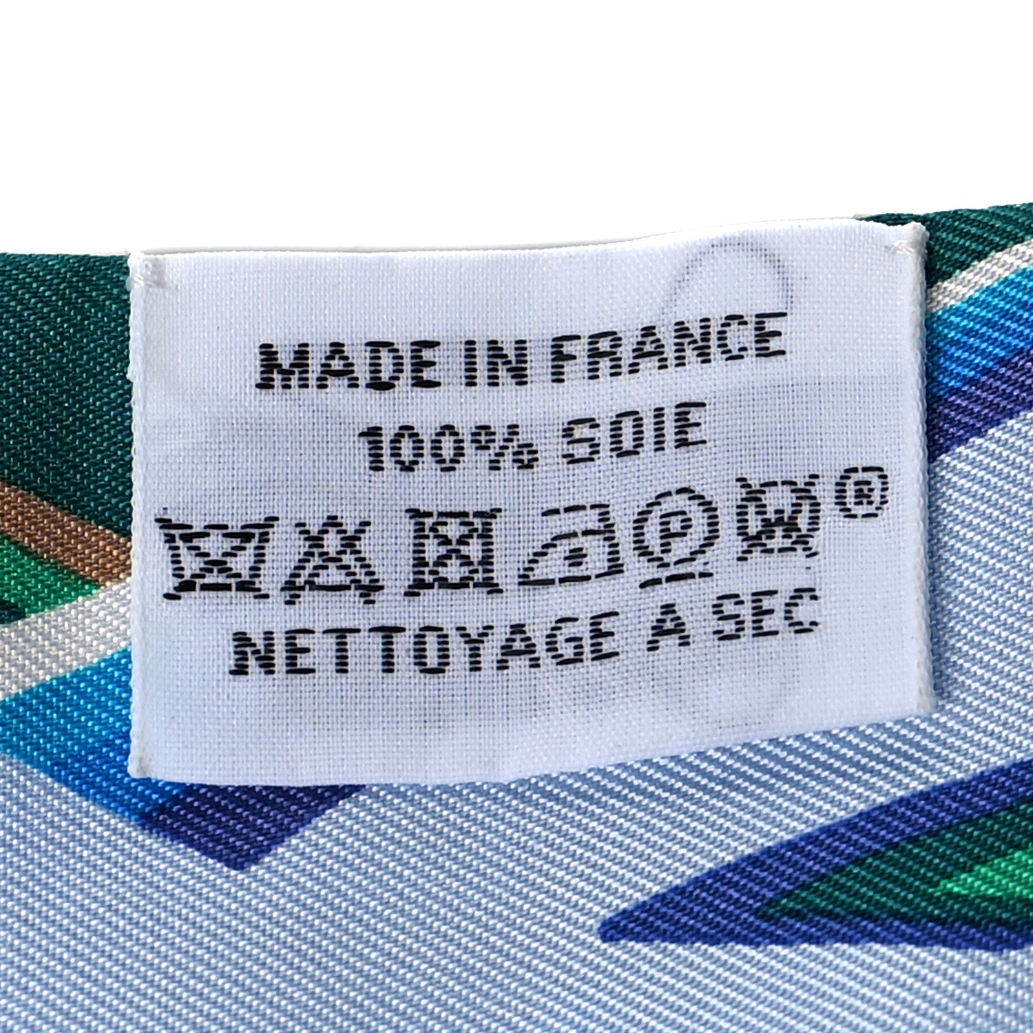 Hermes Silk Brides De Gala Shadow Twilly Ciel Vert Turquoise 4 of 4