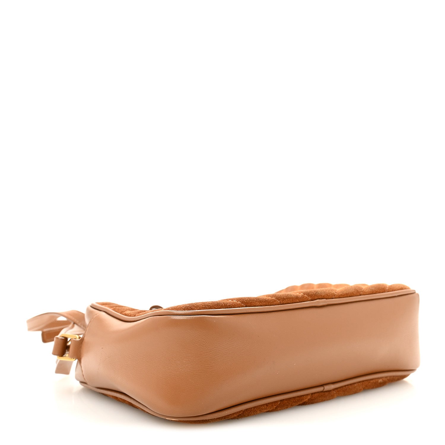 Saint Laurent Suede Matelasse Monogram Lou Camera Bag Cinnamon 4 of 9