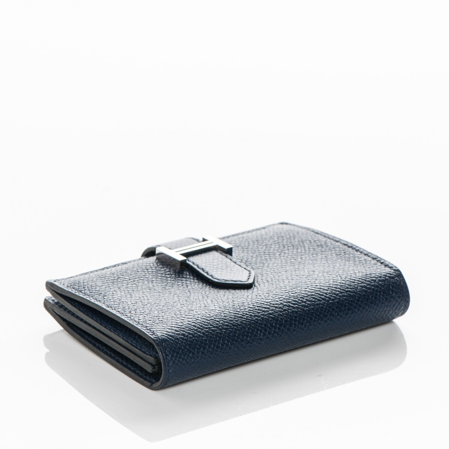 Hermes Epsom Bearn Card Holder Wallet Bleu Saphir 4 of 7