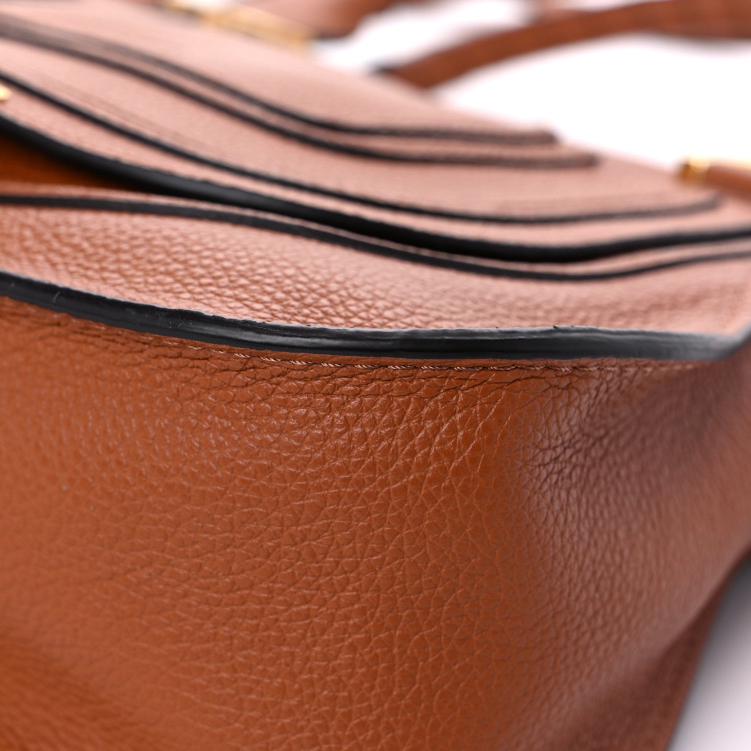 Chloe Calfskin Medium Marcie Satchel Tan 9 of 12