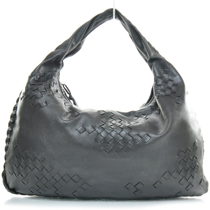 Bottega Veneta Woven Medium Veneta Hobo Nero 1 of 11