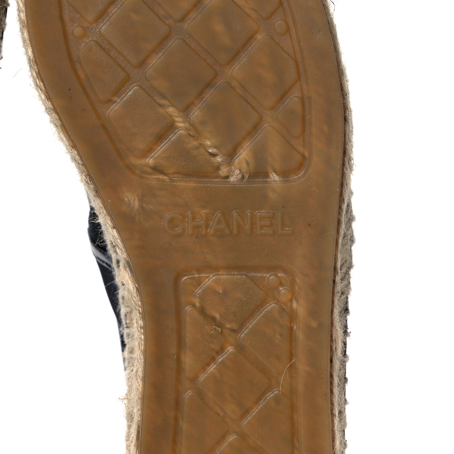 Mesh Grosgrain CC Espadrilles 39 Black