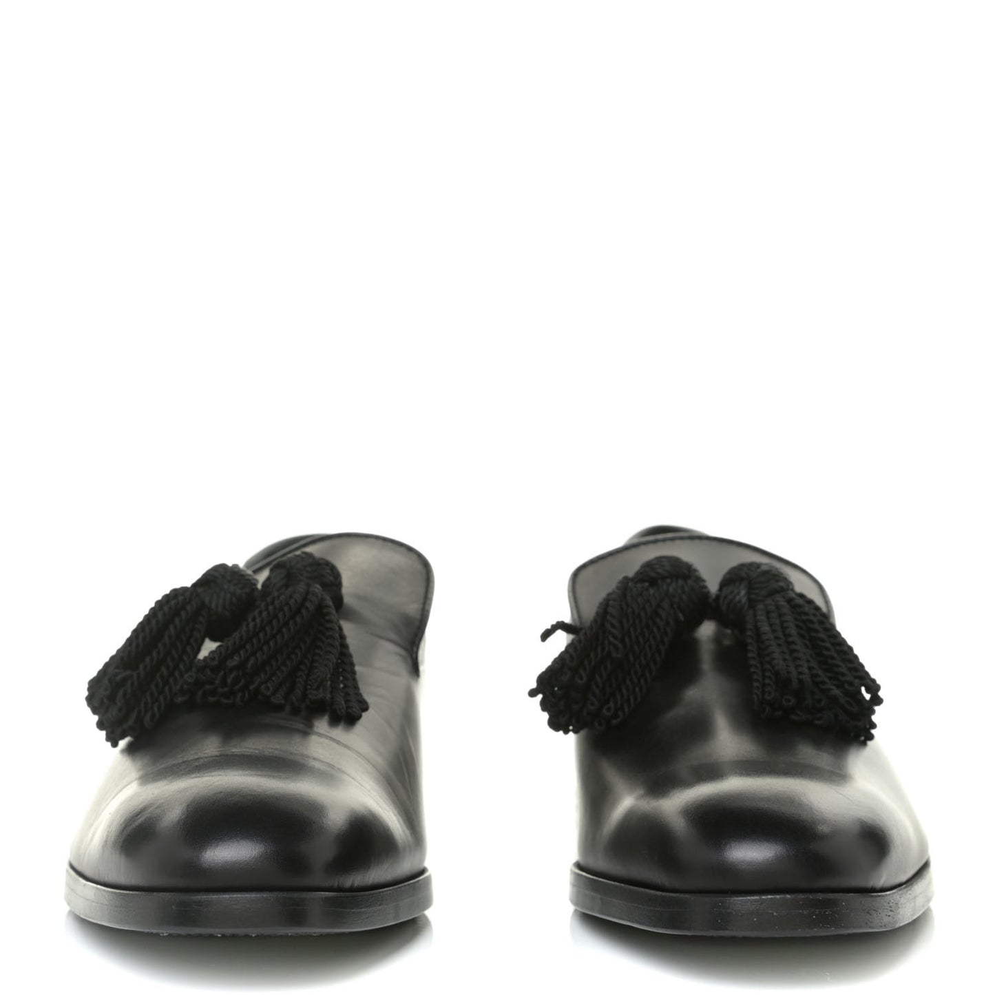 Nappa Mens Foxley Tassel Loafers 41 Black