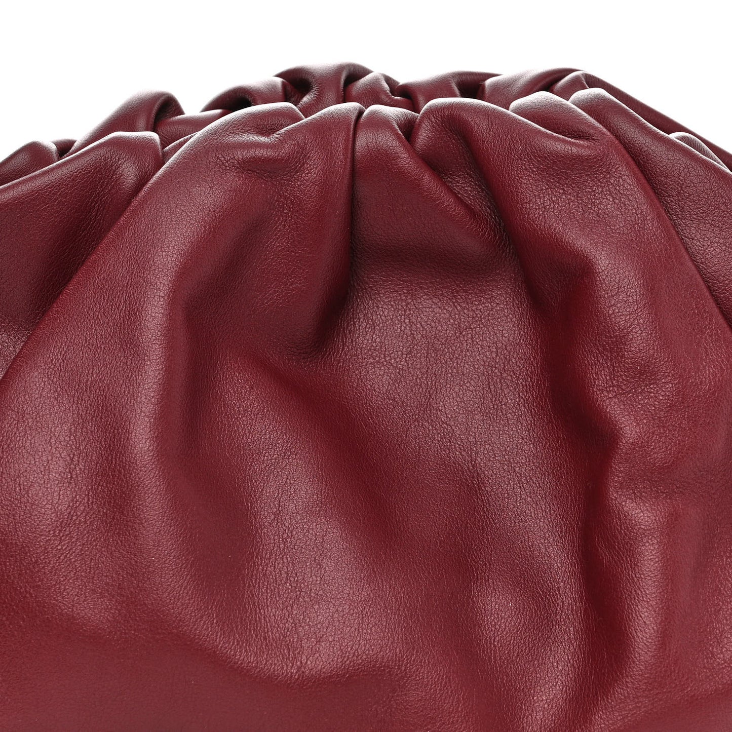 Smooth Butter Calf The Pouch Oversized Clutch Bordeaux