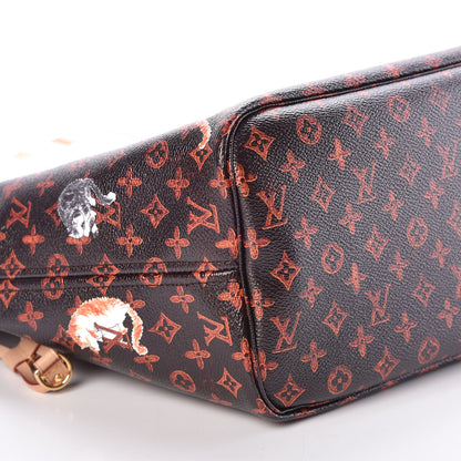 Louis Vuitton Catogram Neverfull MM Marron 9 of 11