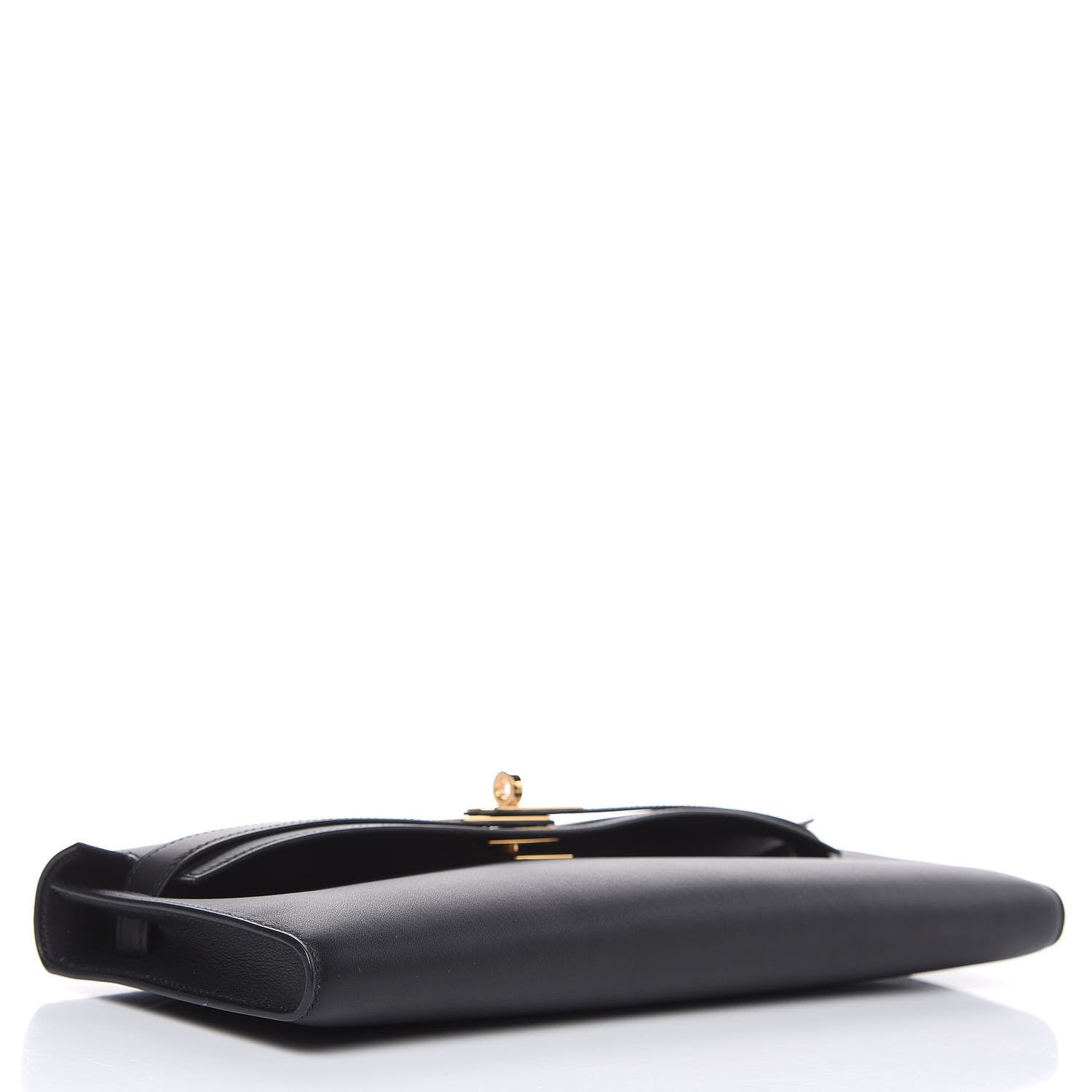 Hermes Swift Kelly Cut Clutch Pochette Black 4 of 10