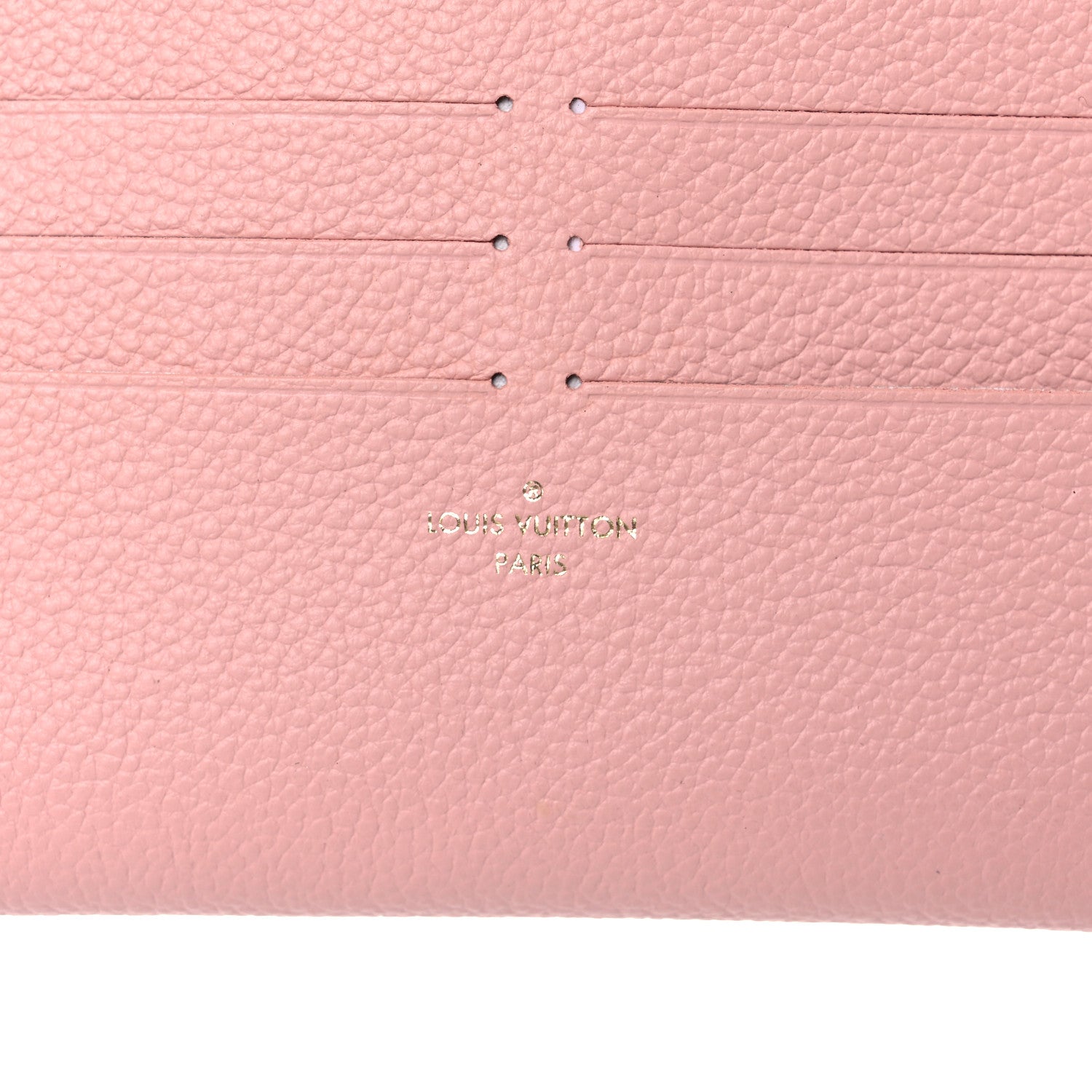 Louis Vuitton Calfskin Felicie Card Holder Insert Rose Ballerine 6 of 6