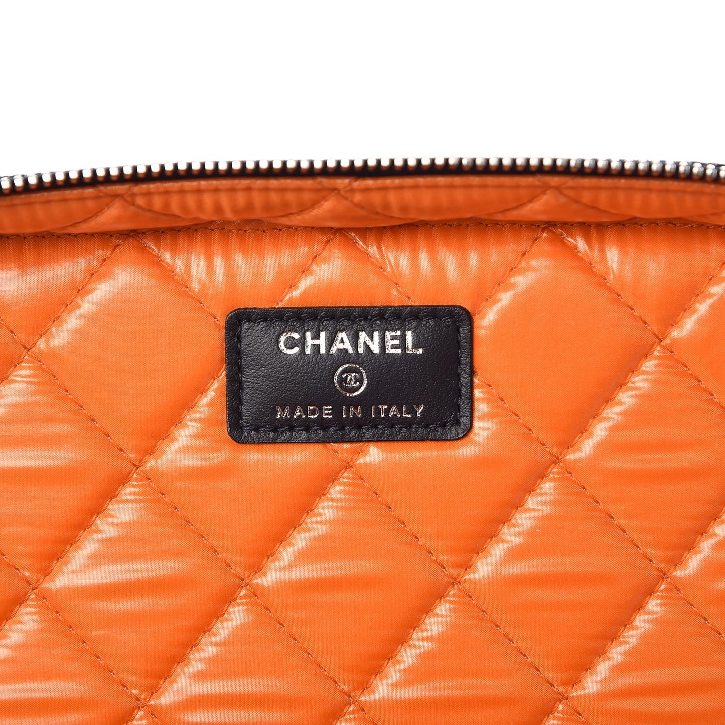 Denim Deauville Vanity Pouch Blue Orange