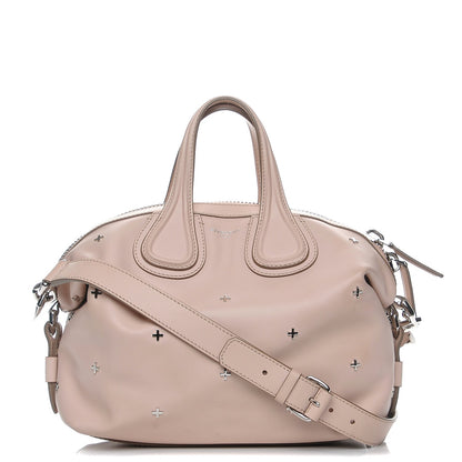 Givenchy Waxed Calfskin Small Metal Cross Nightingale Nude Pink 1 of 14