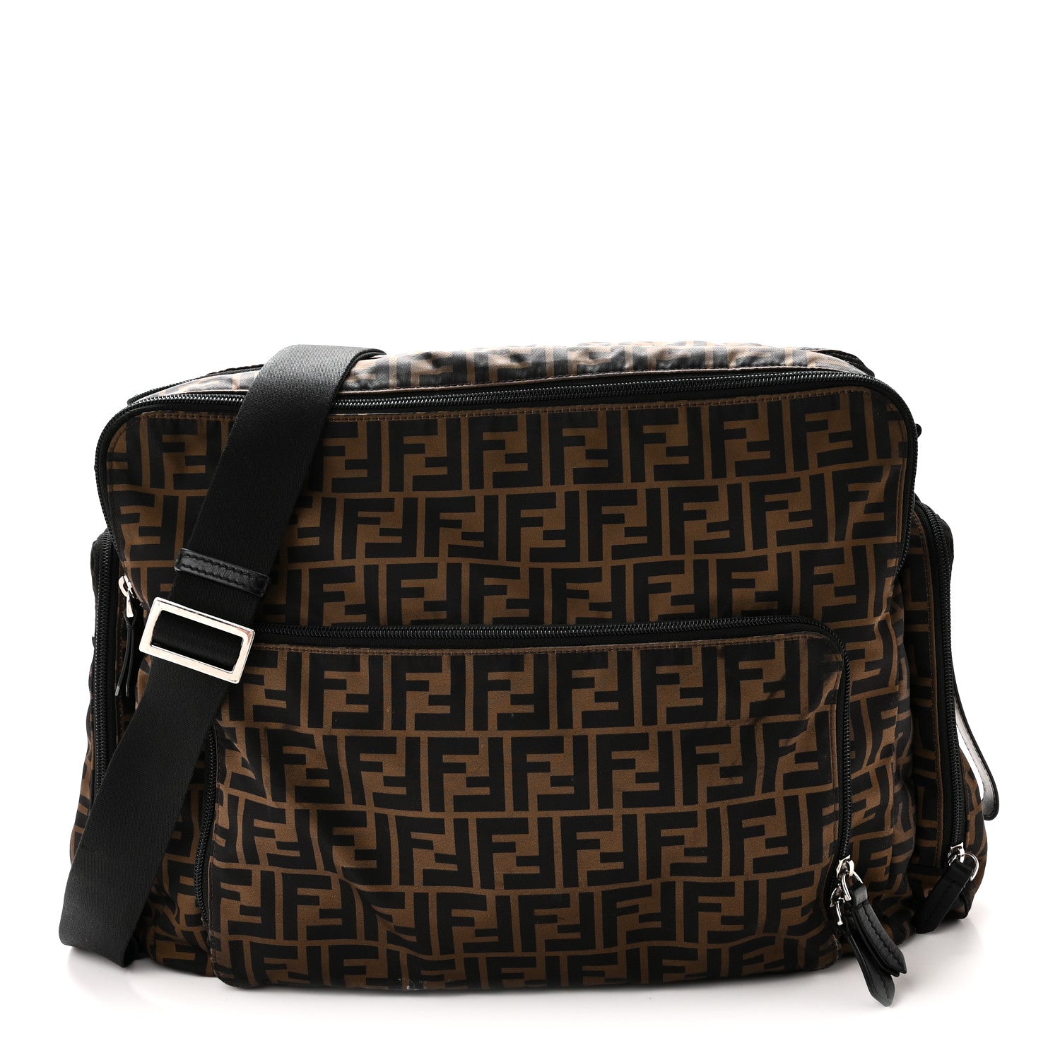 Fendi Econyl Nylon FF Changing Bag Tobacco Black 1 of 11