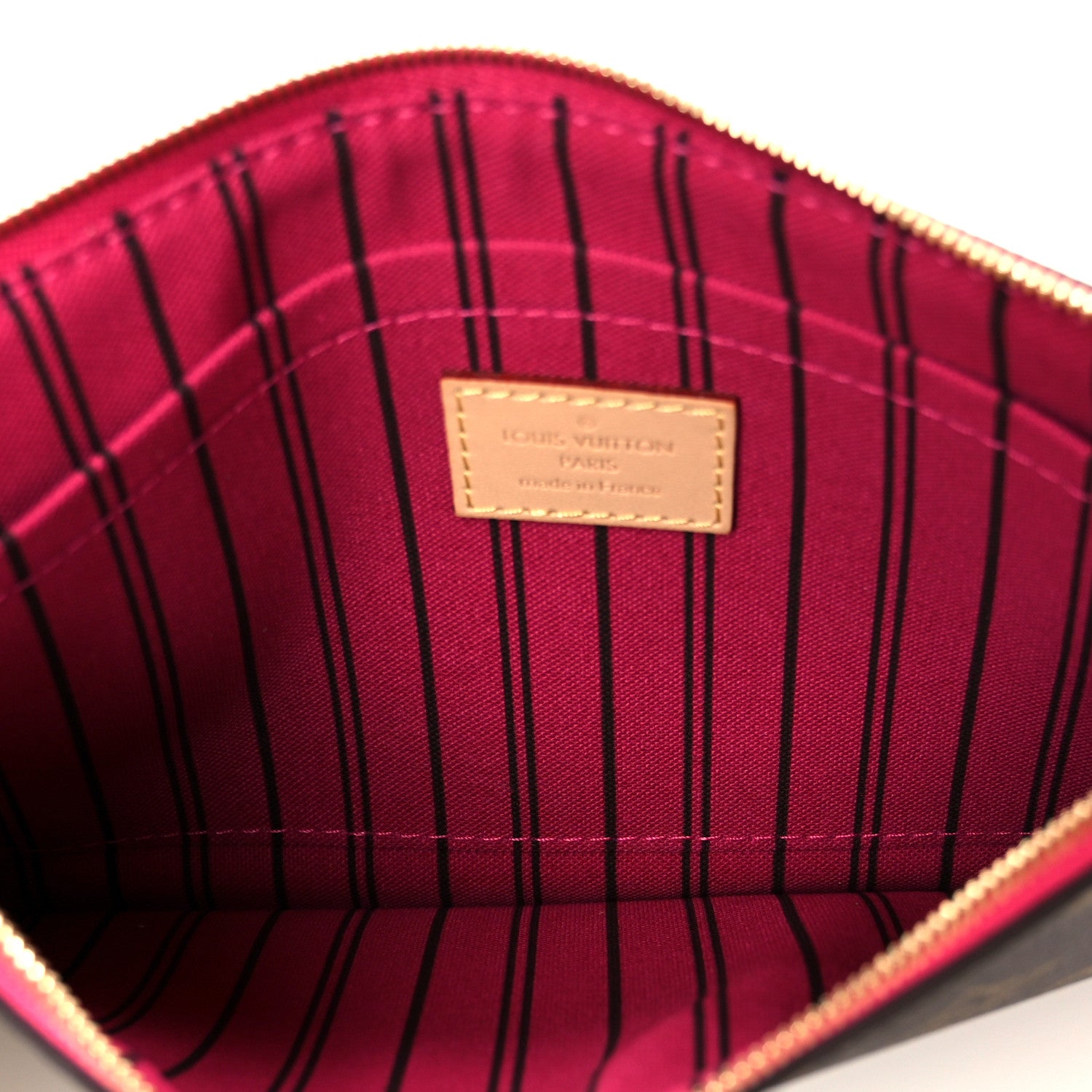Louis Vuitton Monogram Neverfull MM GM Pochette Pivoine 5 of 8