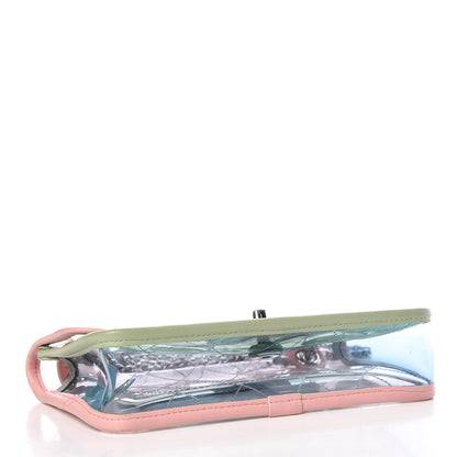 Chanel Lambskin PVC Quilted Mini Coco Splash Flap Blue Green 4 of 9