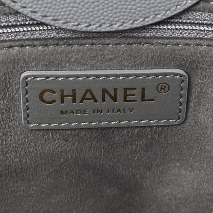 Chanel Caviar Studded Small Deauville Tote Grey 6 of 10