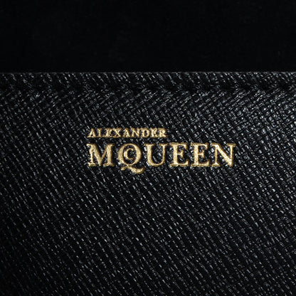 Alexander McQueen Grain Calfskin Mini Heroine Chain Satchel Black 7 of 9