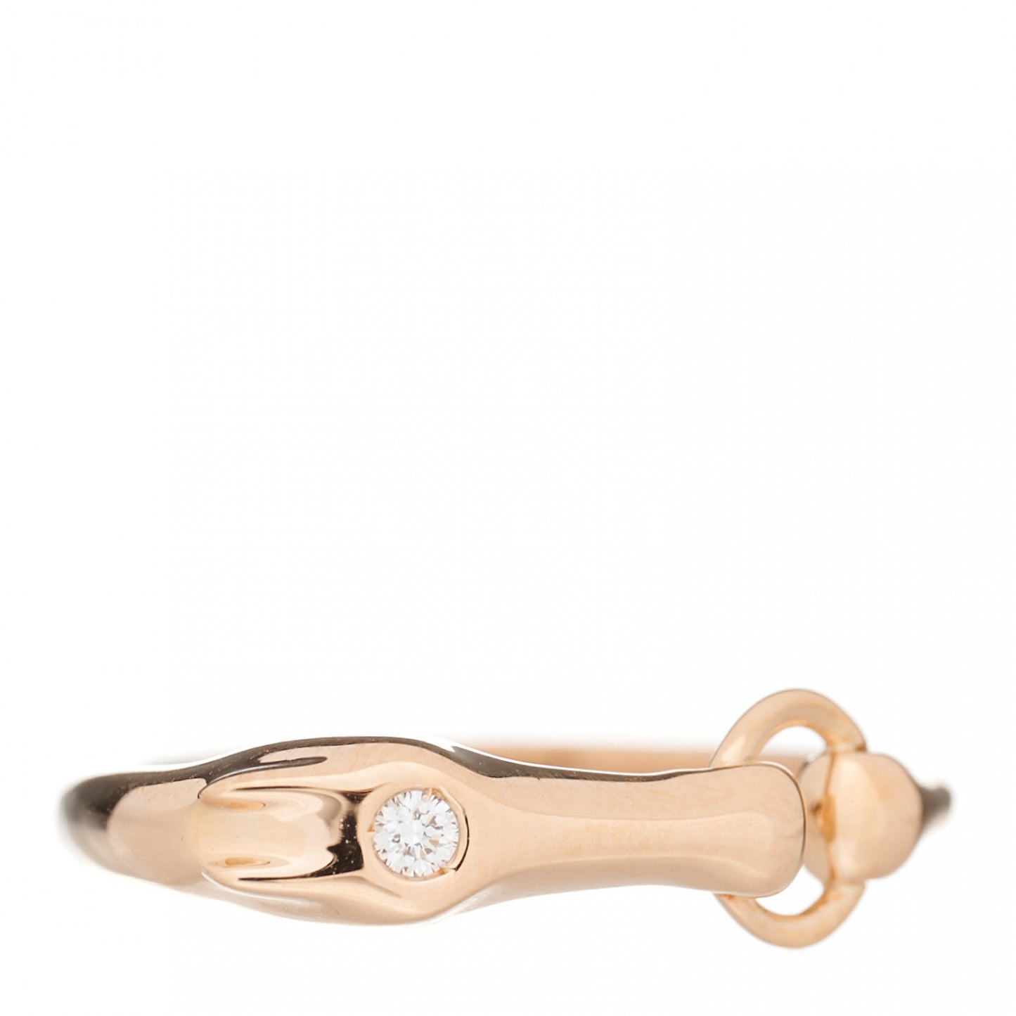 18K Rose Gold Diamond TPM Galop Ring 51 5.75