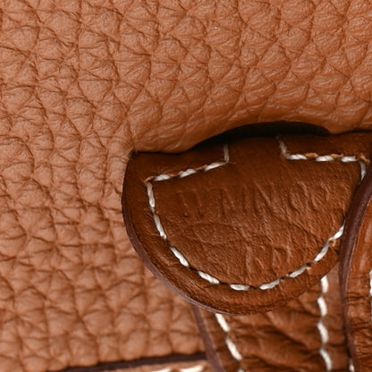 Hermes Taurillon Clemence Evelyne TPM Gold 7 of 11