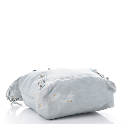 Balenciaga Agneau Giant 21 Silver Hardware Day Hobo Sky Blue 4 of 18