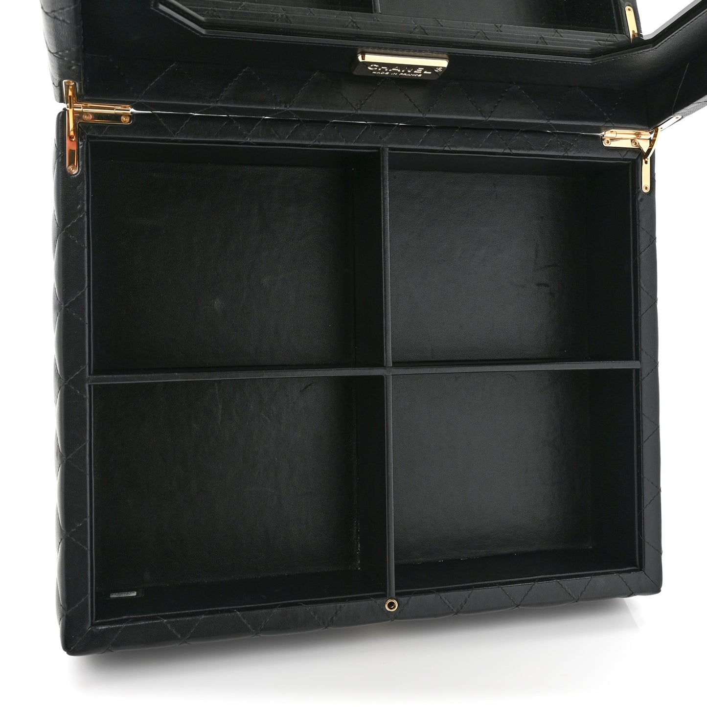 Lambskin Calfskin Tweed Success Story Set of 4 Minis Bags Black