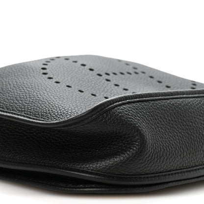 Hermes Taurillon Clemence EVELYNE III PM Black 9 of 10