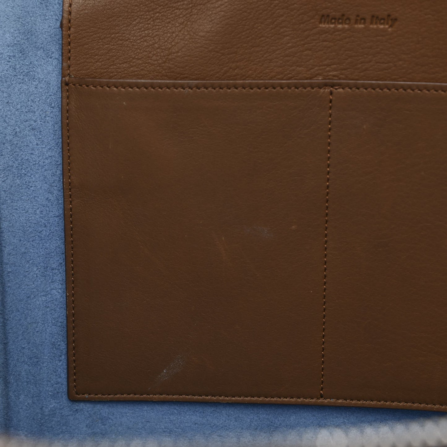 Calfskin Medium Tri-Fold Bag Taupe