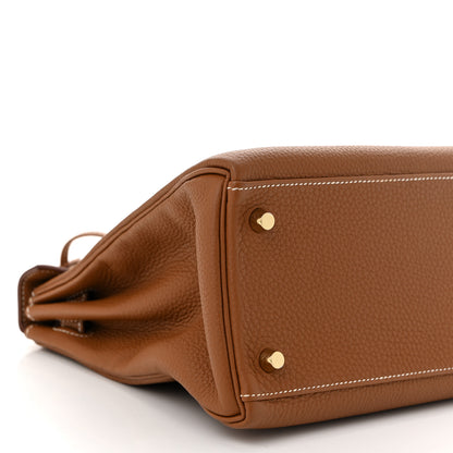 Hermes Togo Kelly Retourne 28 Gold 9 of 11