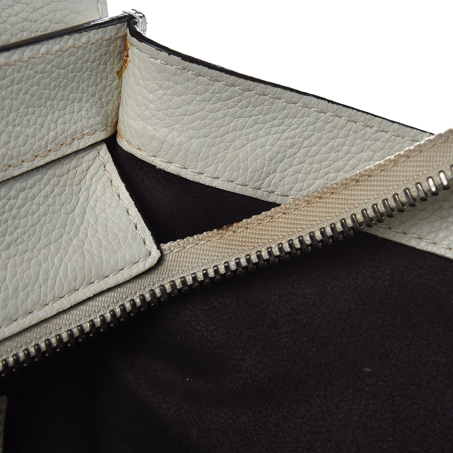 Drummed Calfskin Mini Luggage Lune