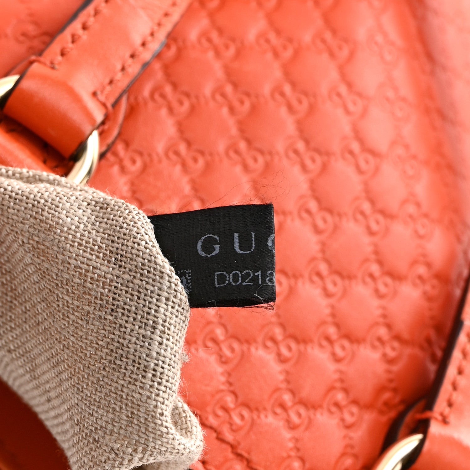 Gucci Microguccissima Small Bree Tote Sun Orange 8 of 20