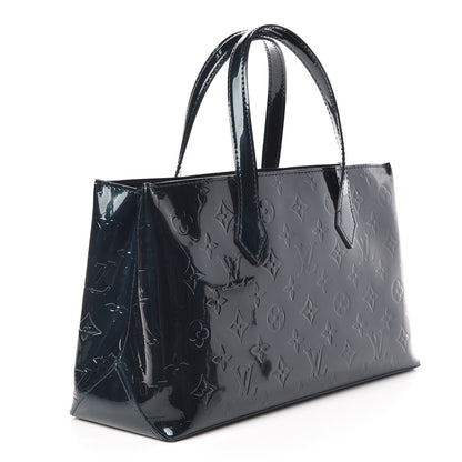 Louis Vuitton Vernis Wilshire PM Blue Nuit 3 of 10