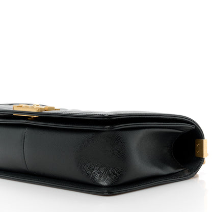 Chanel Caviar Quilted New Medium Boy Flap Black 10 of 12